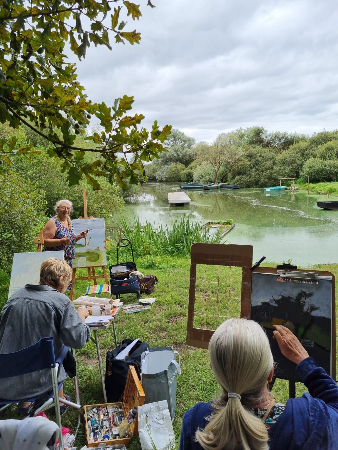 été 2023 St AIGNAN (44) port de l'Halbrandière